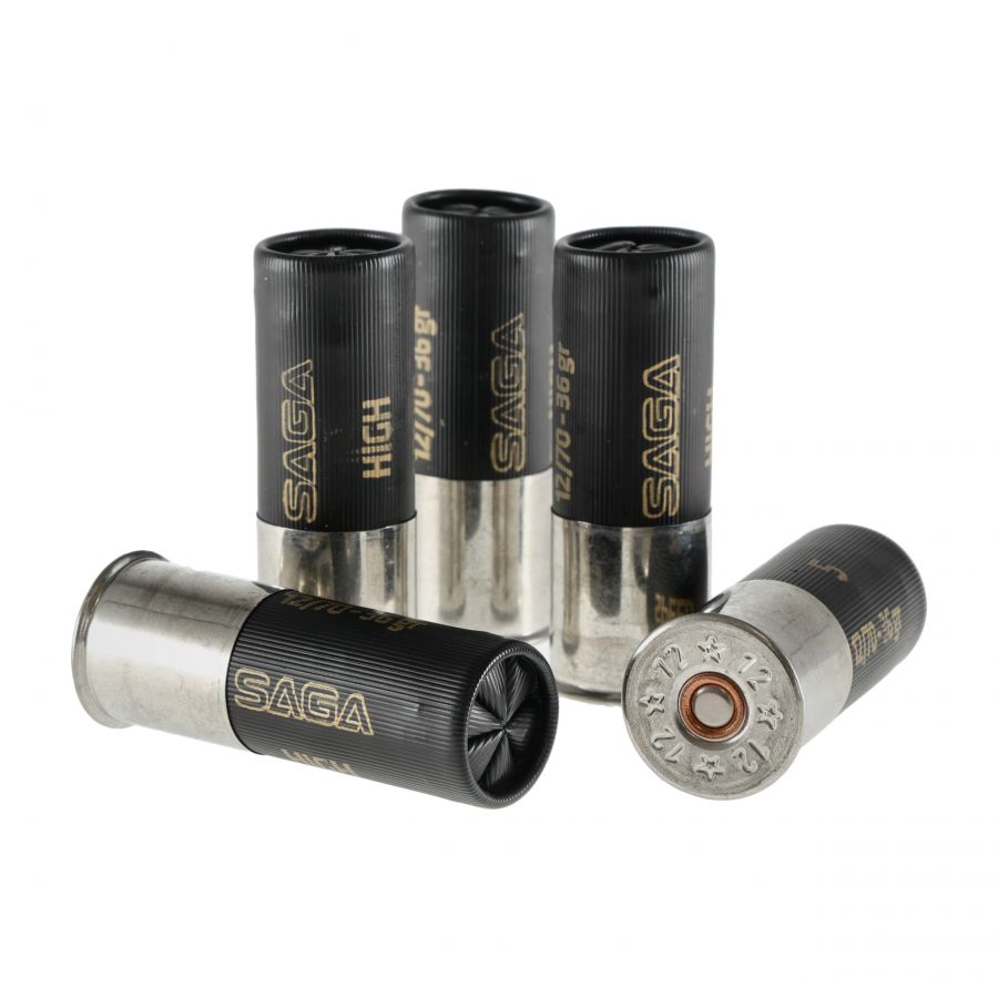 SAGA 12/70 High Speed 36GR (P5) Shotgun Ammunition. 3/4