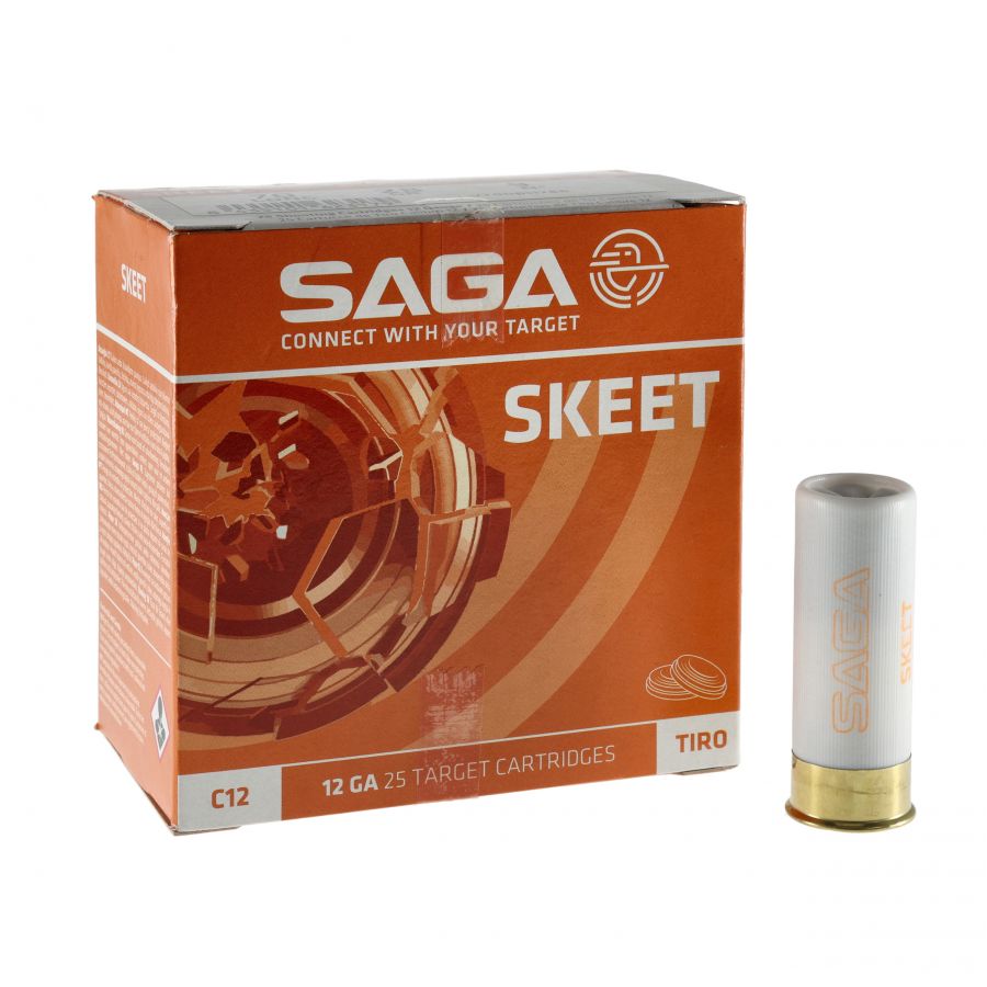 SAGA 12/70 Skeet 28g Shotgun Ammunition 1/4