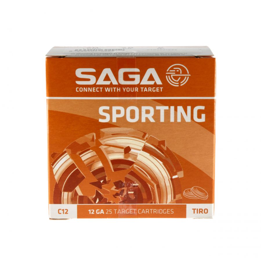 SAGA 12/70 Sporting 28GR (P5) shotgun ammunition. 4/4