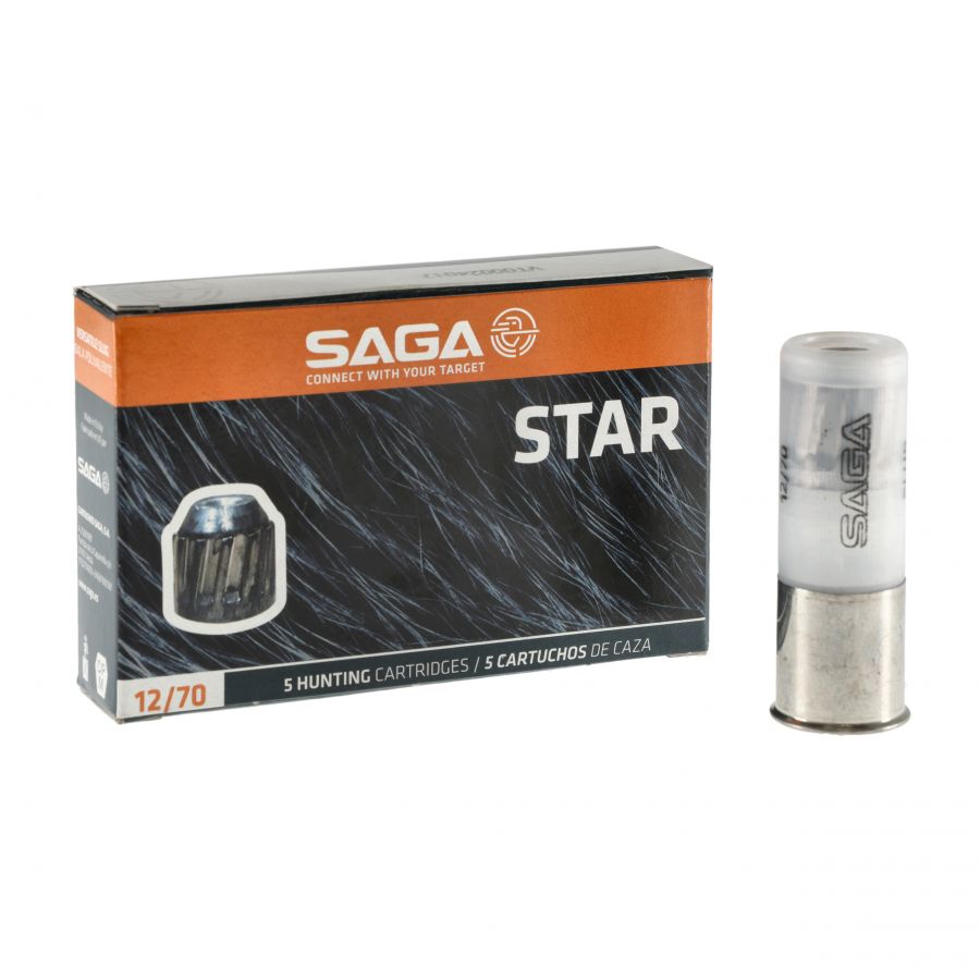 SAGA 12/70 Star Slug 31 gr shotgun ammunition 1/4