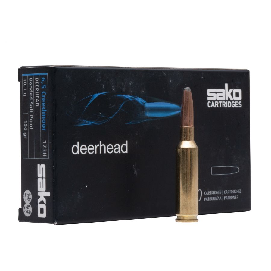 SAKO Deerhead ammunition cal. 6.5 Creedmoor 10.1 g 1/3