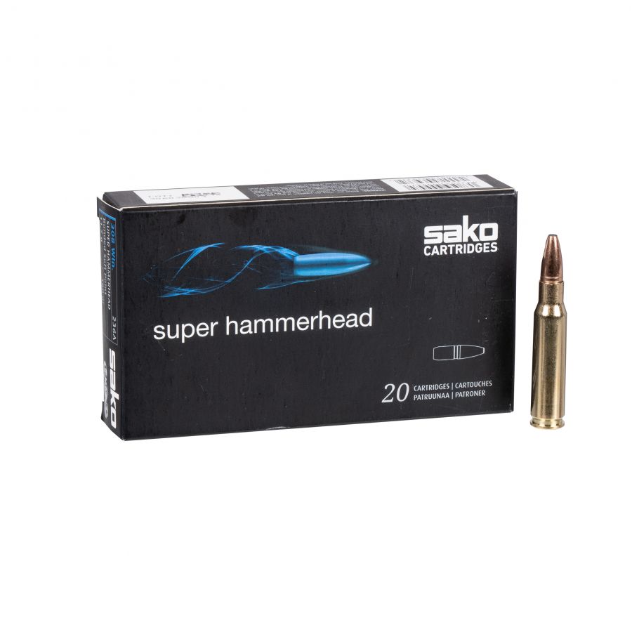 SAKO Super Hammerhead ammunition cal. 308 11.7 g 1/1