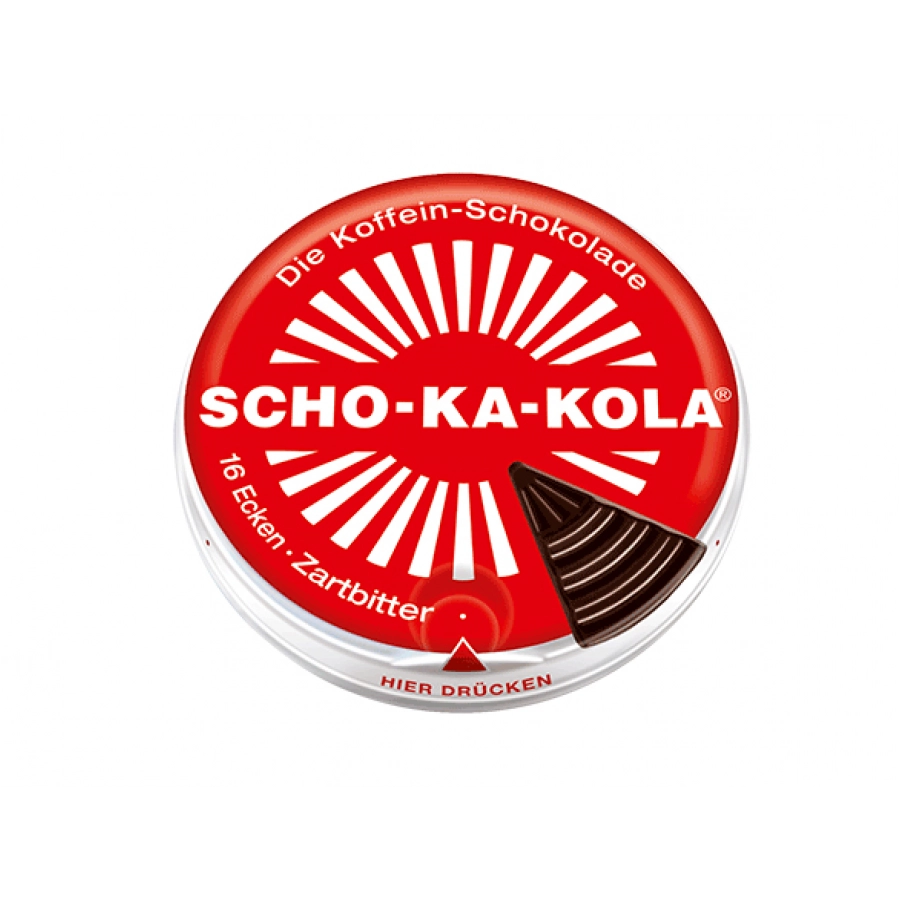 Scho-Ka-Kola bitter chocolate with caffeine 100 g 1/1