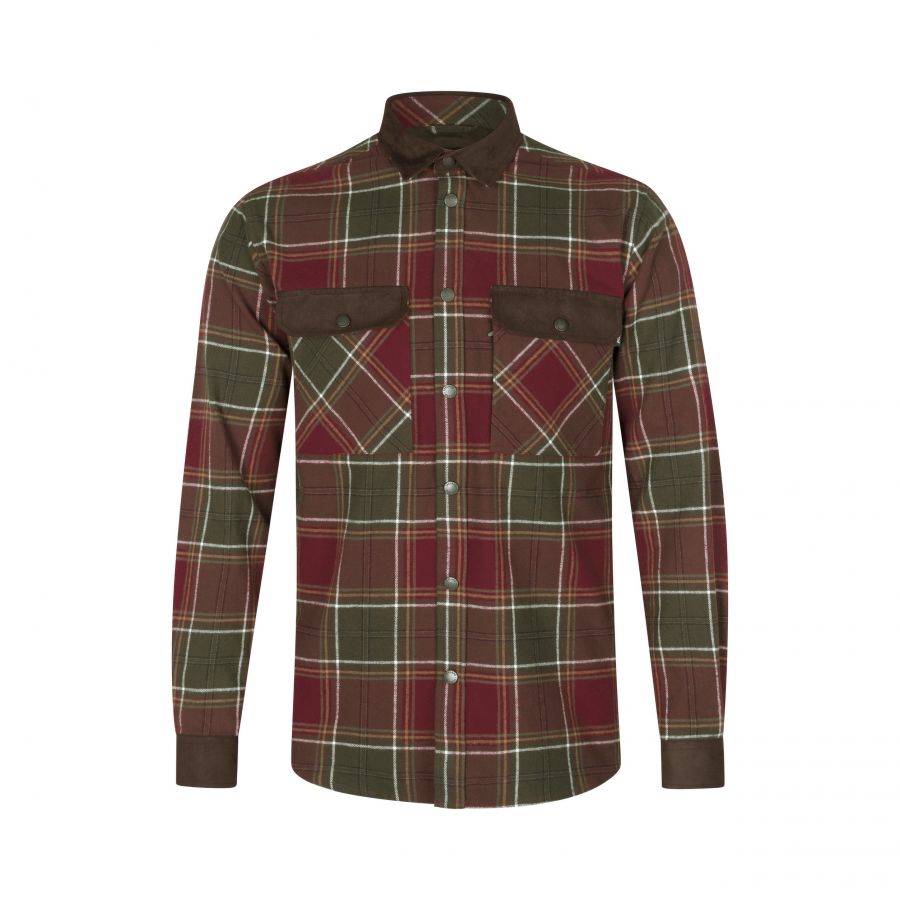 Seeland Banf Red Check Shirt 1/2