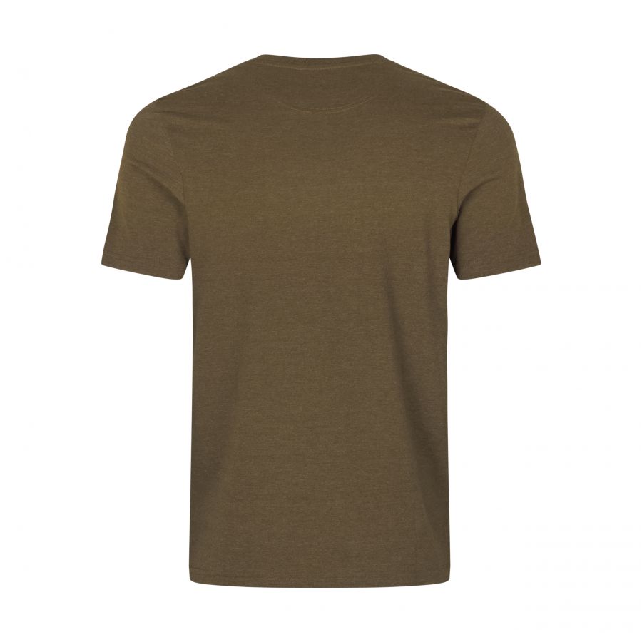 Seeland Bird Lover Dark Olive Melange T-Shirt 2/4