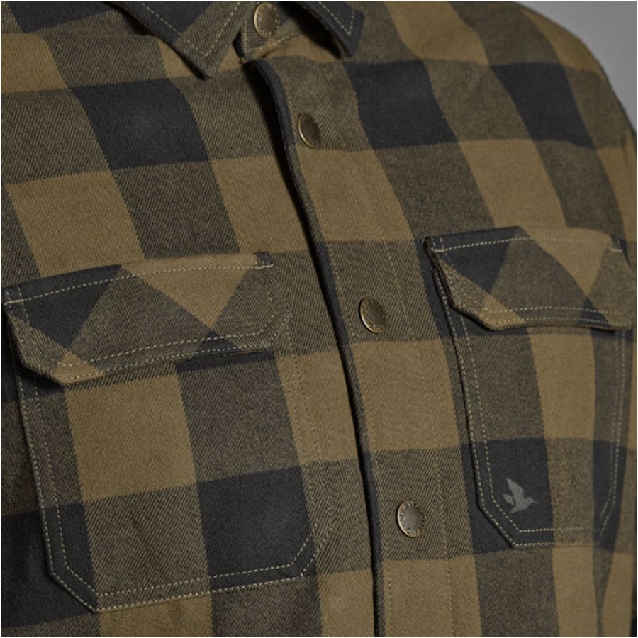 Seeland Canada green check shirt 4/5