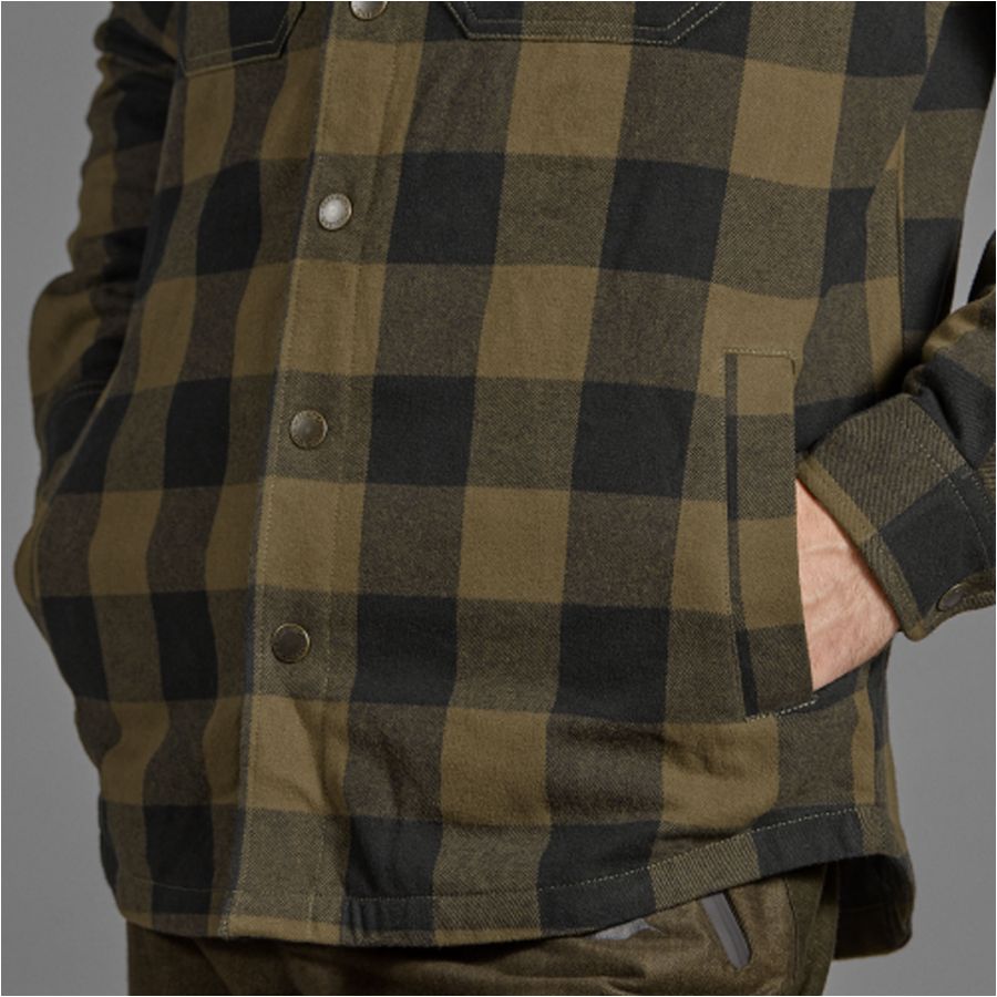 Seeland Canada green check shirt 3/5