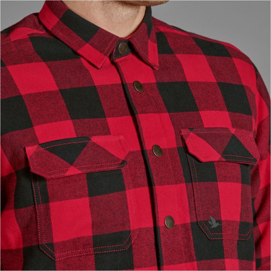 Seeland Canada red check shirt 4/5