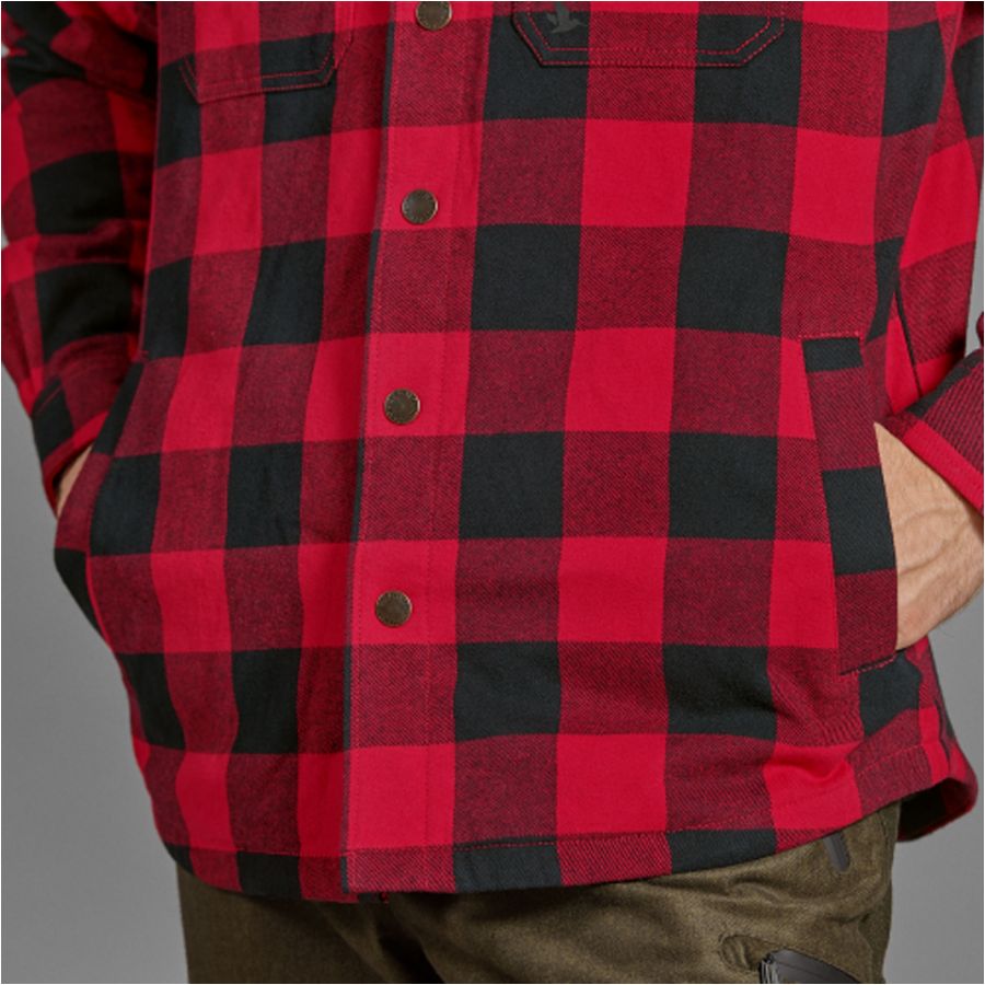 Seeland Canada red check shirt 3/5