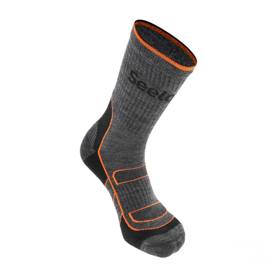 Seeland Forest grey-black socks 3/6