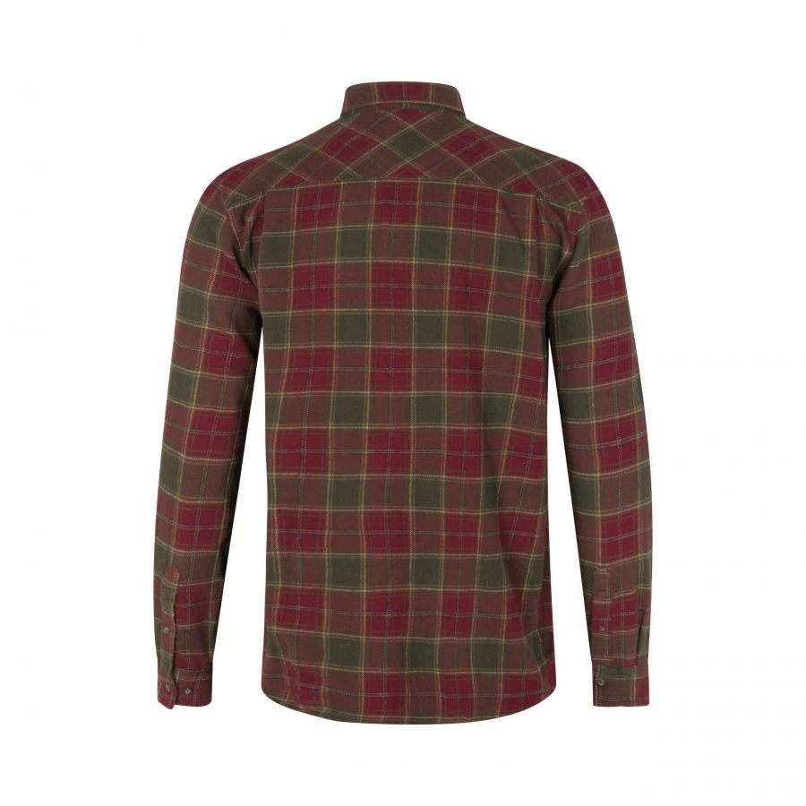 Seeland Glen Red check flannel shirt 2/2