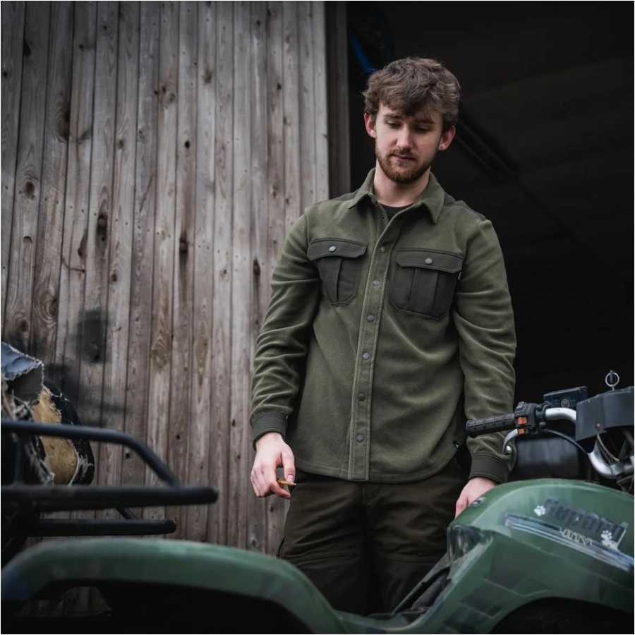 Seeland Gust fleece shirt Grape leaf 3/9