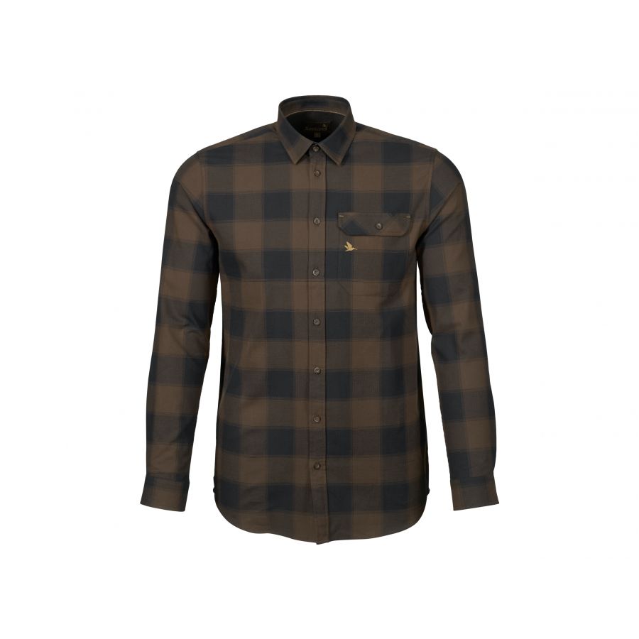 Seeland Highseat shirt brown 1/5