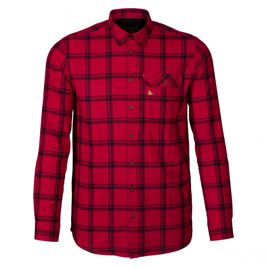 Seeland Highseat shirt red 1/5