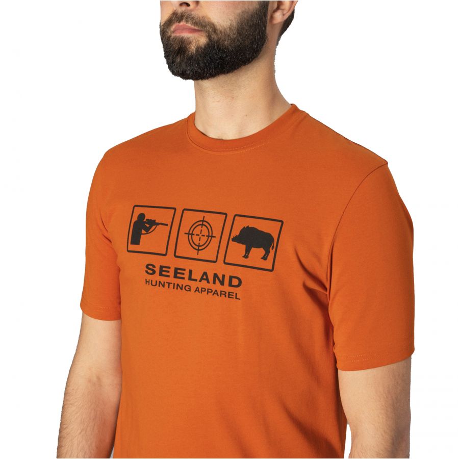 Seeland Lanner Gold Flame T-Shirt 3/4