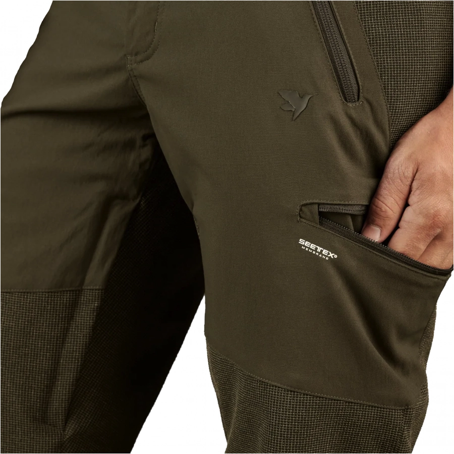 Seeland Outdoor pants membrane pine green 3/10
