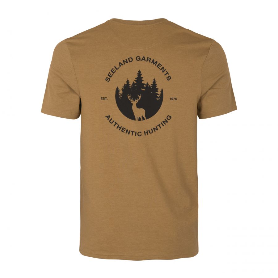 Seeland Saker Antique Bronze melange T-shirt 2/3
