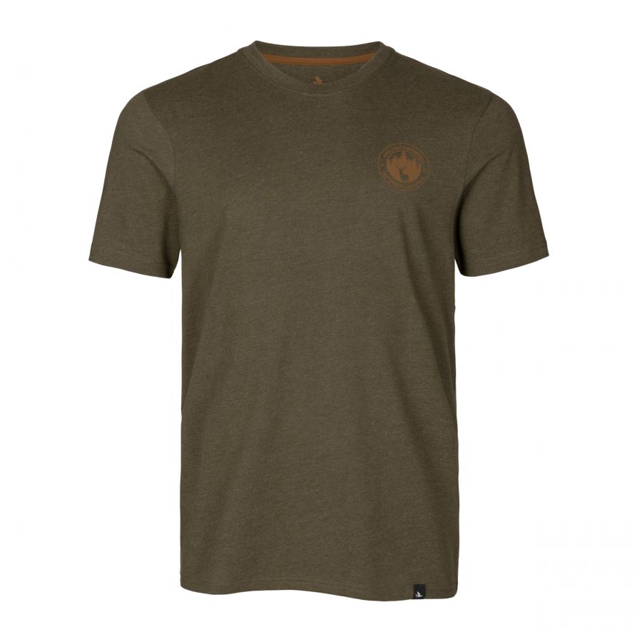 Seeland Saker Pine green melange t-shirt 1/8