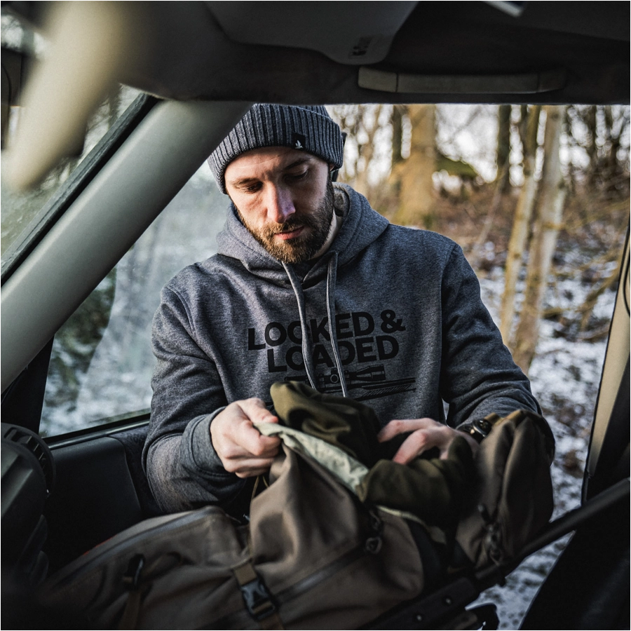 Seeland Sweatshirt Loaded Grey Melange 3/4
