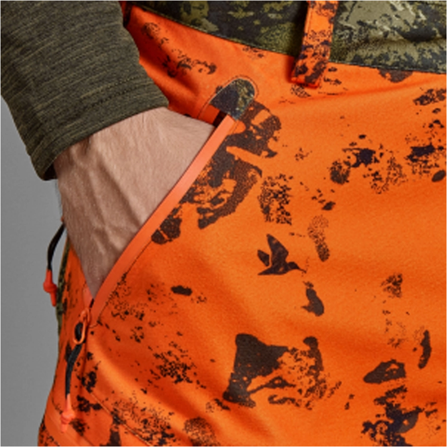 Seeland Vantage InVis green-orange pants 3/7