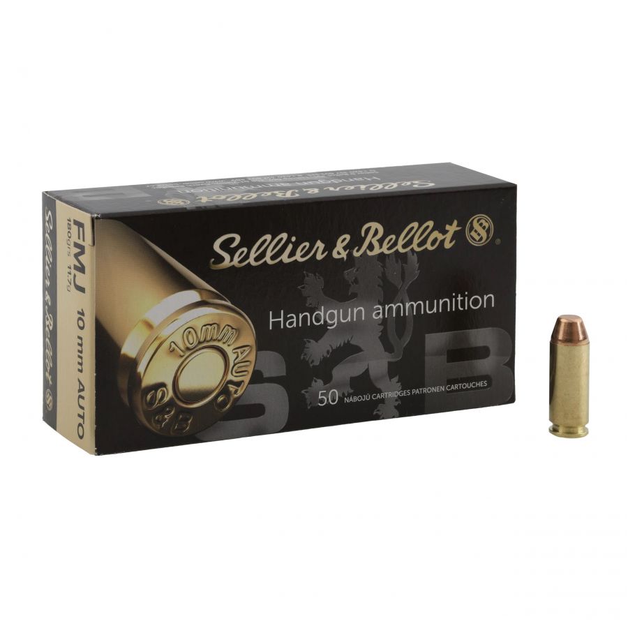 Sellier&amp;Bellot 10mm Auto FMJ 11.7g ammunition 1/4