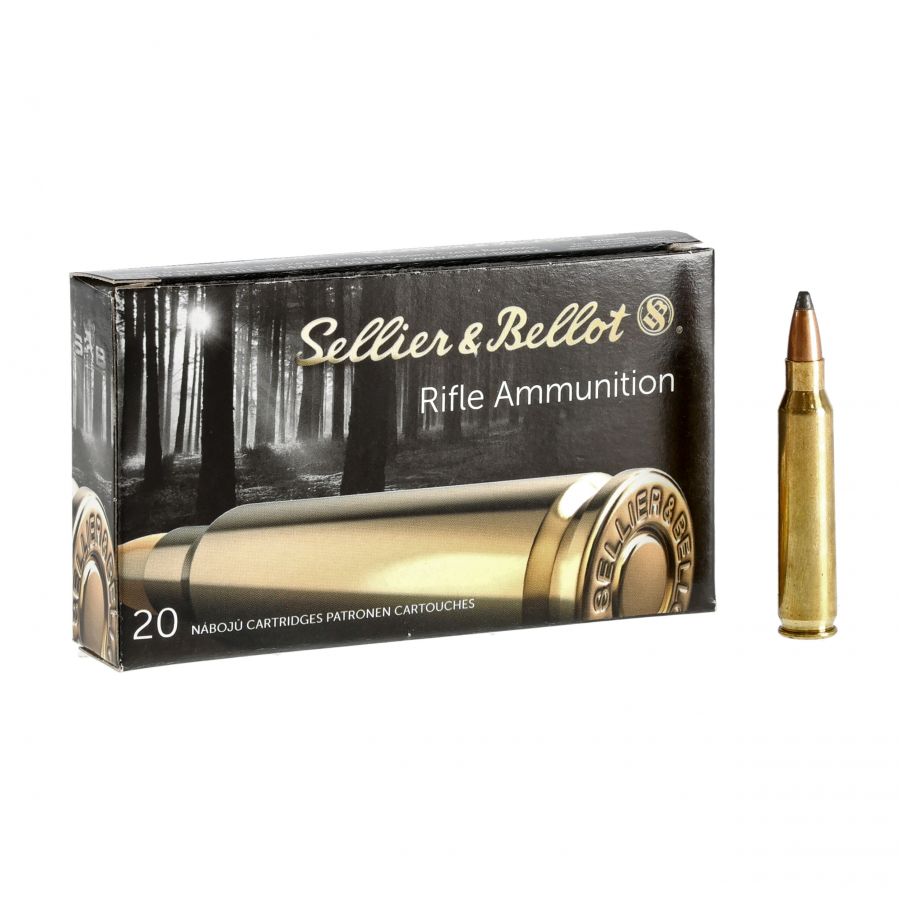 Sellier&amp;Bellot .223 Rem 3.6g/55grs SP ammunition 1/4