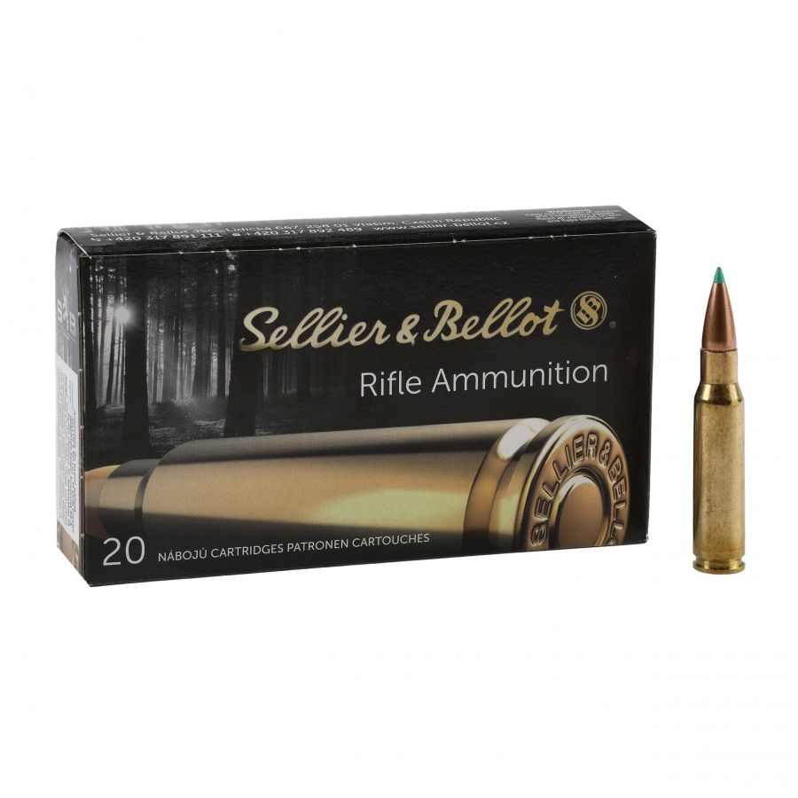 Sellier&amp;Bellot .308 Win 11.7g/180grs PTS ammunition 1/4