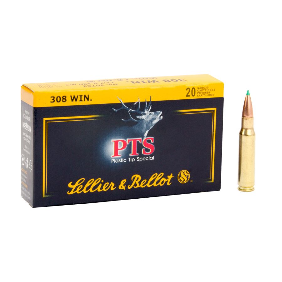 Sellier&amp;Bellot .308 Win 11.7g/180grs PTS ammunition 1/2