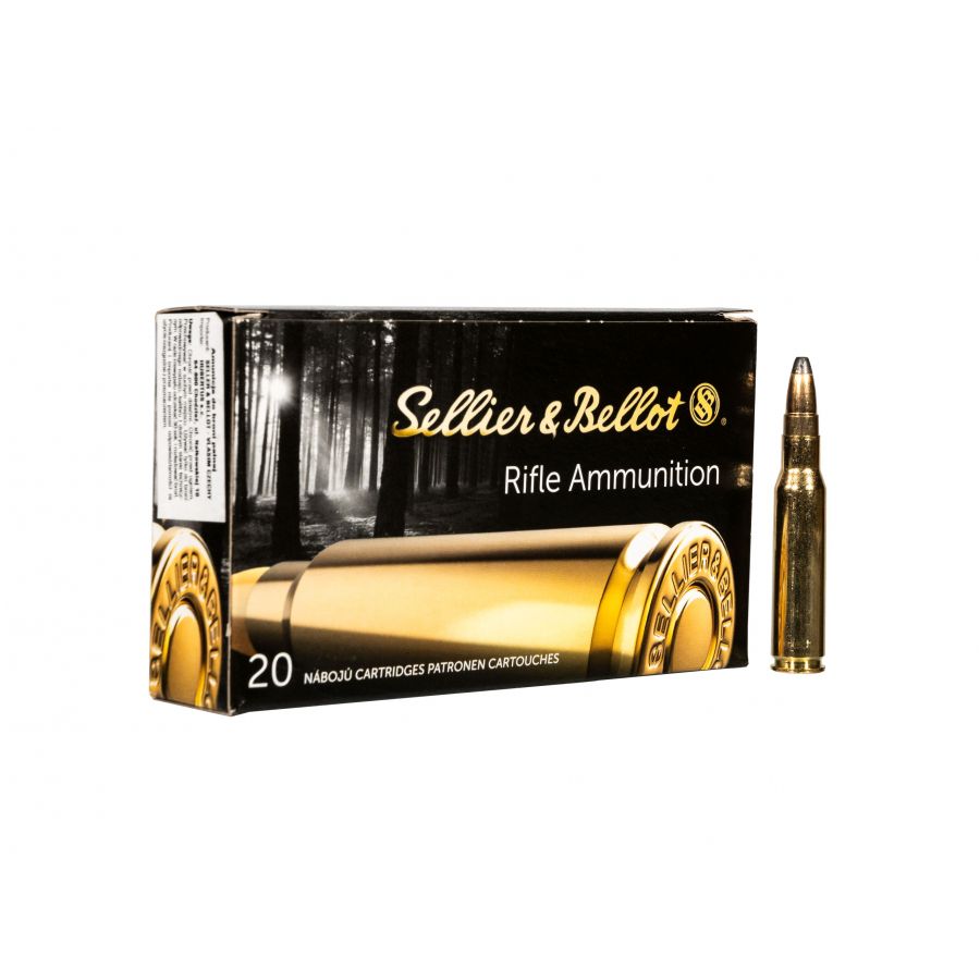 Sellier&amp;Bellot .308 Win 11.7g/180grs SPCE ammunition 1/3