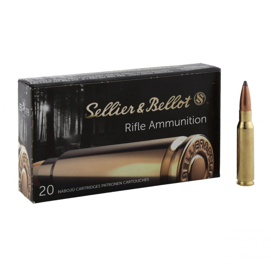 Sellier&amp;Bellot .308 Win 11.7g Sierra SBT ammunition 1/4