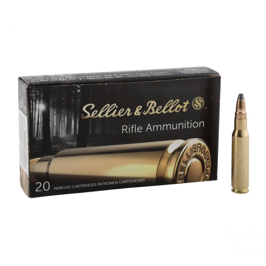 Sellier&amp;Bellot .308 Win 9.7g/150grs SPCE ammunition 1/4