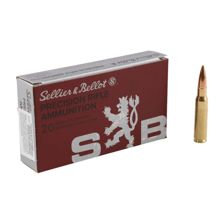 Sellier&amp;Bellot 308Win 11.35g/175gr HPBT ammunition 1/4