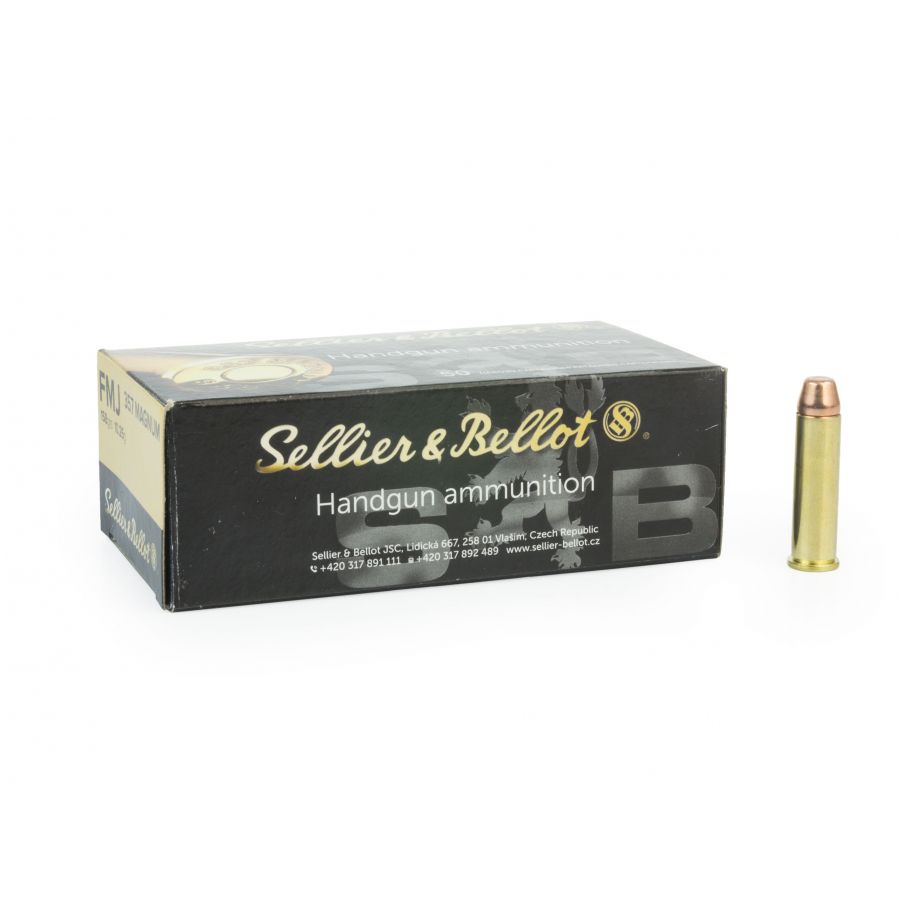 Sellier&amp;Bellot .357 FMJ ammunition 10.25g/158grs 1/3