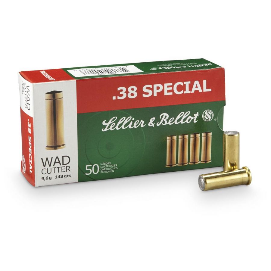 Sellier&Bellot .38 WC 9.6g/148grs ammunition - shop