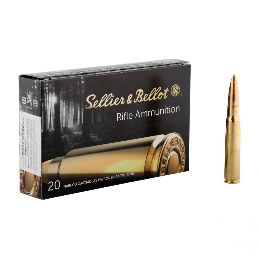 Sellier&amp;Bellot 8x57 JS FMJ 12.7g ammunition 1/4