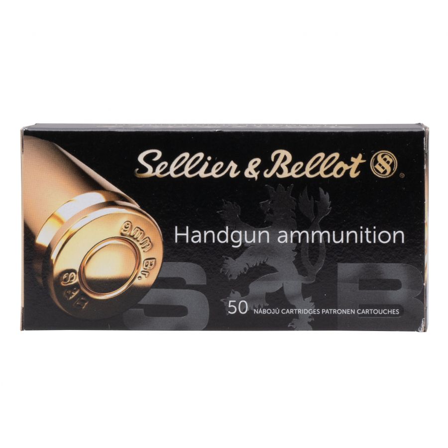 Sellier&amp;Bellot Ammunition Cal. 9mm Brow/.380 FMJ 6g 2/4