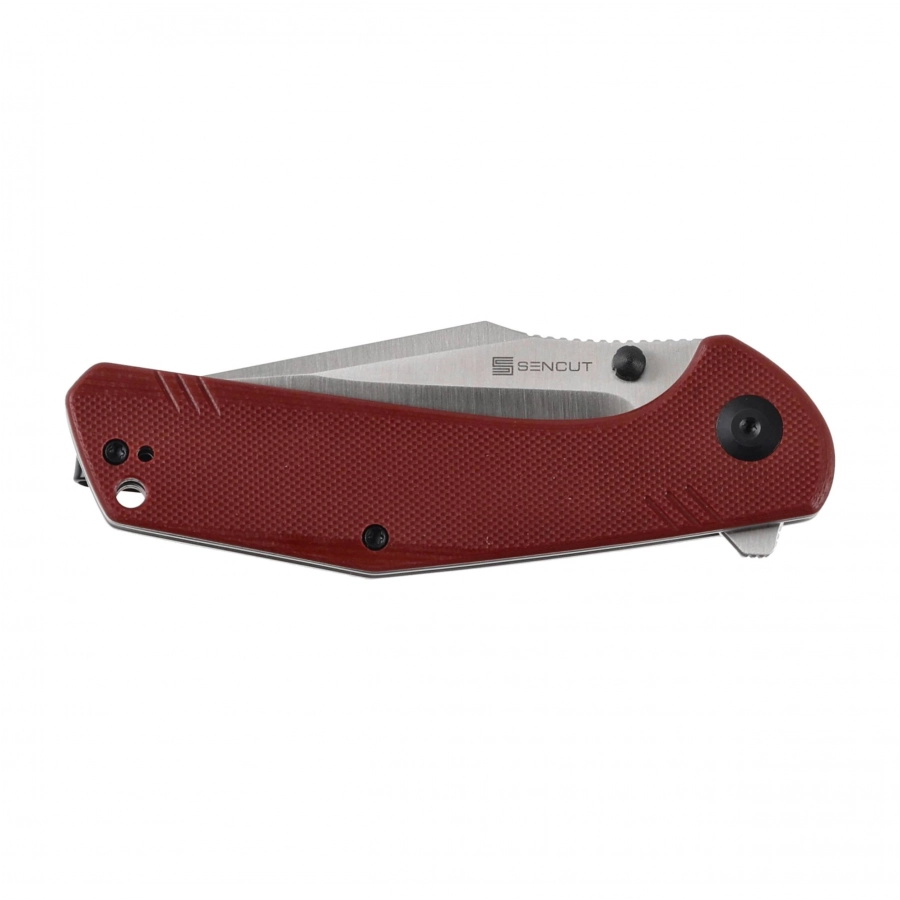 Sencut Actium SA02A burgundy folding knife 4/7