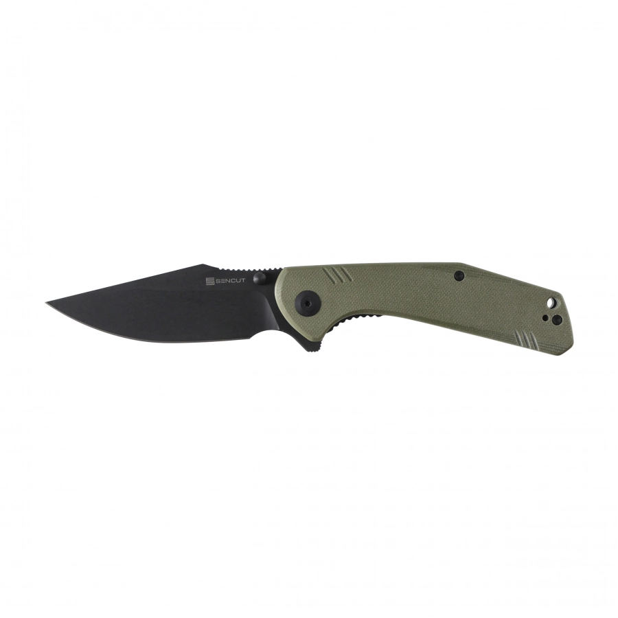 Sencut Actium SA02E OD green folding knife 1/6