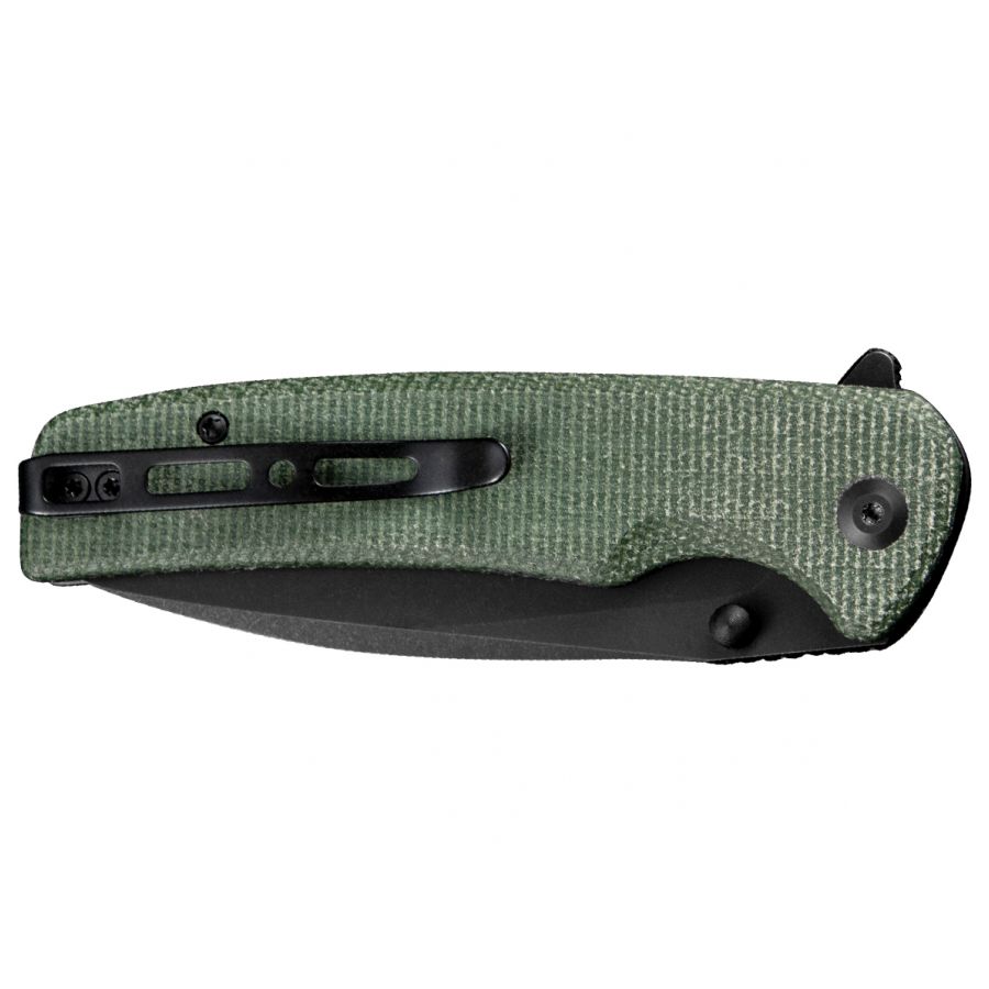 Sencut Sachse S21007-2 green micarta folding knife 2/5