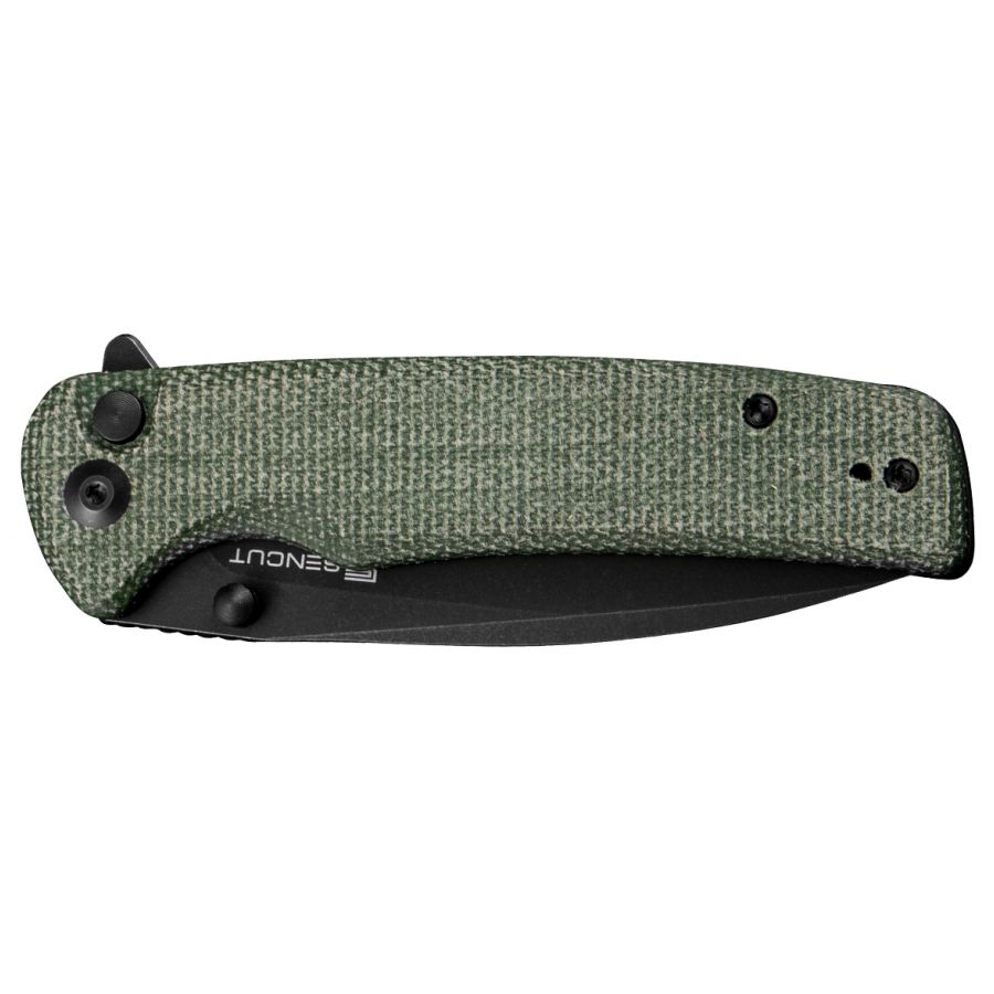 Sencut Sachse S21007-2 green micarta folding knife 3/5