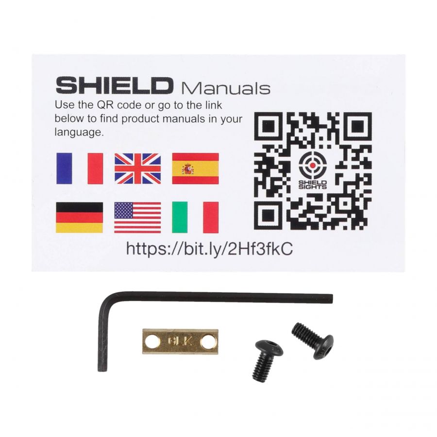 Shield Sights Glock 17 and 19 Shiel mounting plate 3/3