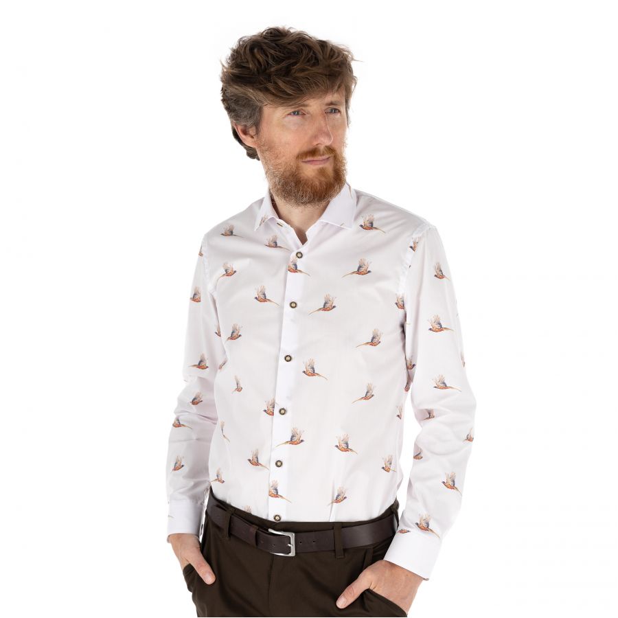 Shirt m Troydeer cotton + elan, pheasant, regular 1/6