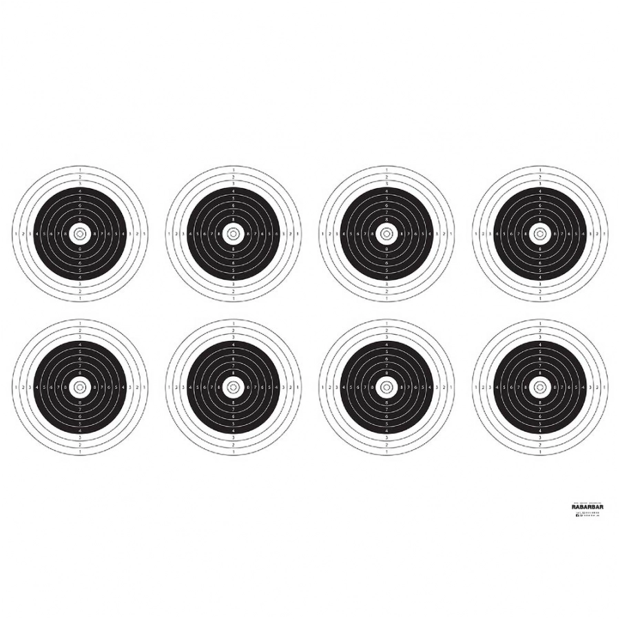 Shooting target Sniper 100m training - pack of 50 1/1