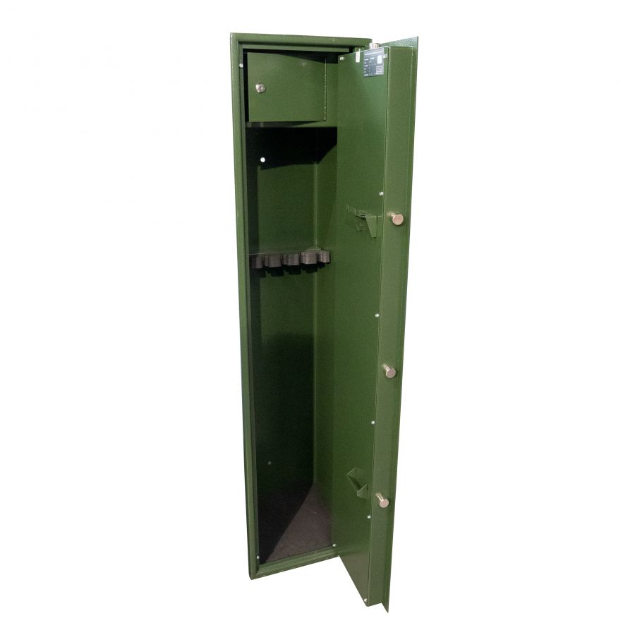 Siegen long gun cabinet 50068/6 green 2/2