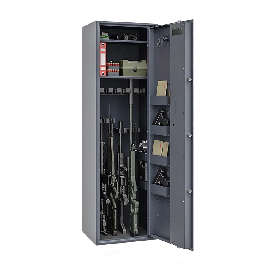 Siegen Max long gun cabinet dark grey key 3/3