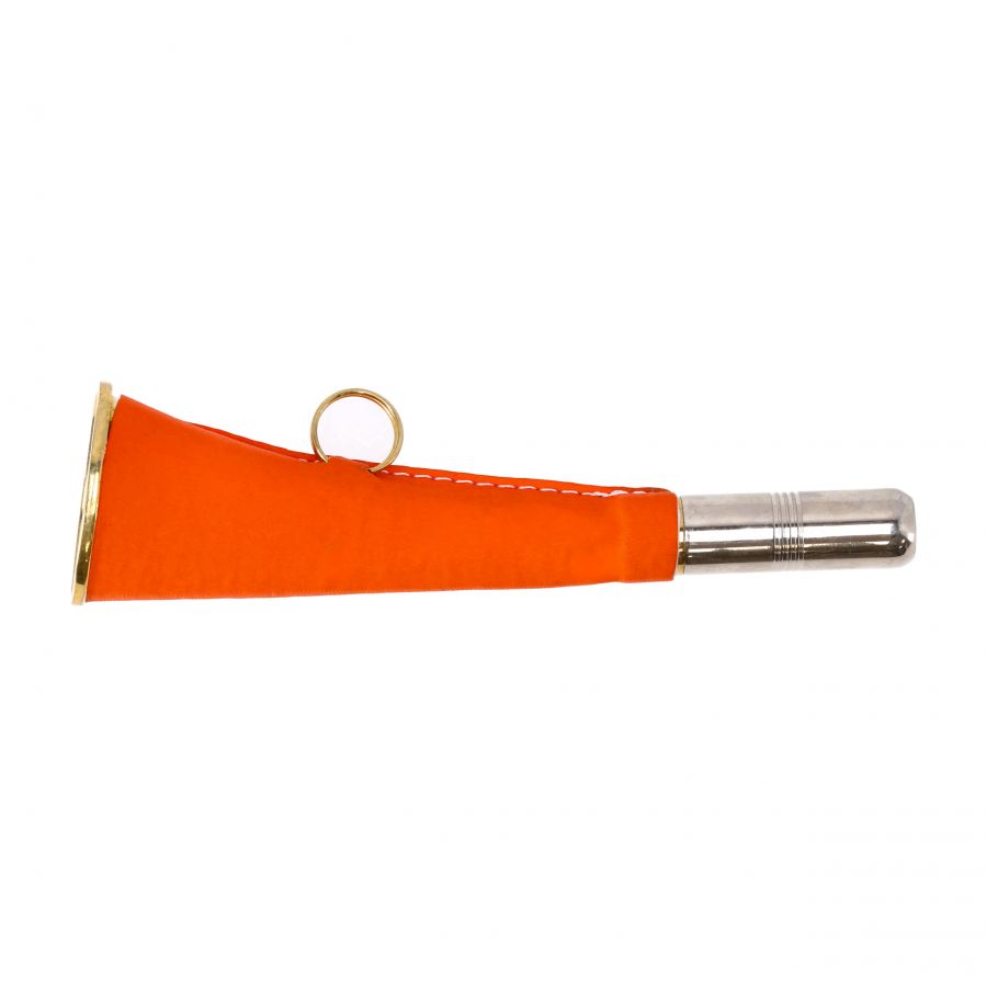 Signaling Bent Flat Leather Orange 16cm 1/3