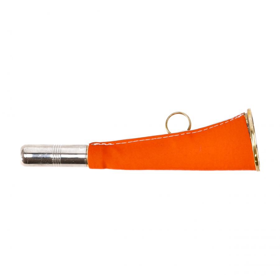 Signaling Bent Flat Leather Orange 16cm 2/3