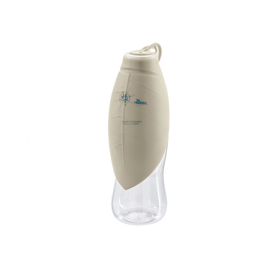Silicone bottle with bowl List 550ml beige 1/2