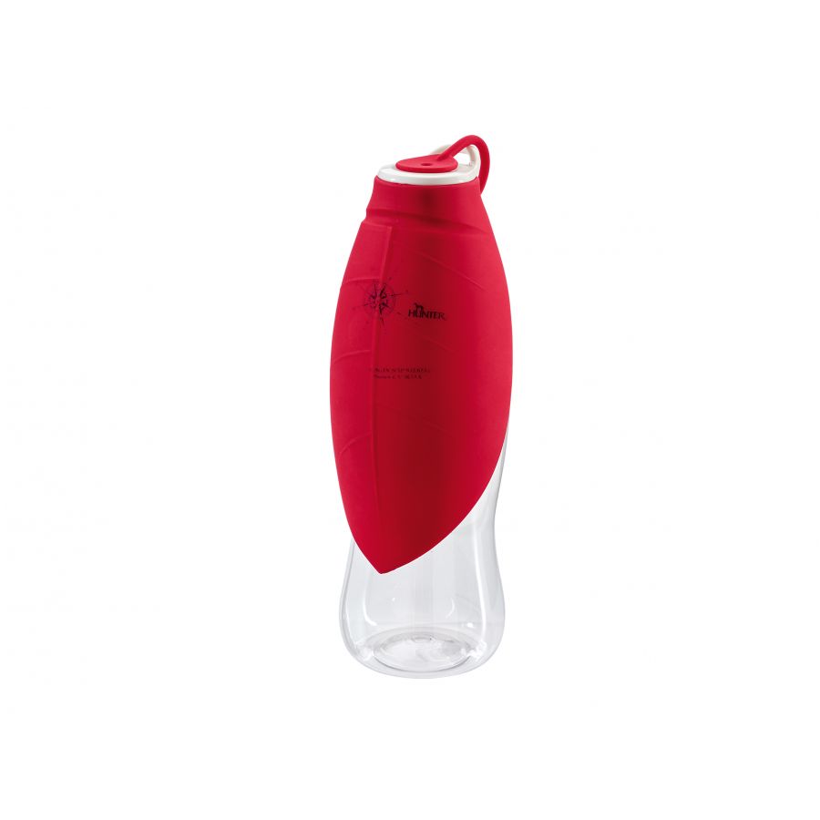 Silicone bottle with bowl List 550ml red 1/2