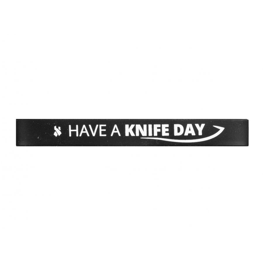 Silikonowa opaska, bransoletka - Have a Knife Day 1/3